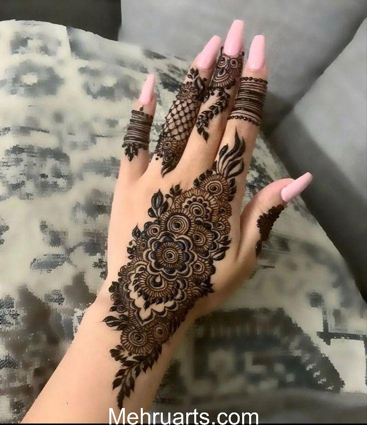 simple mehndi design