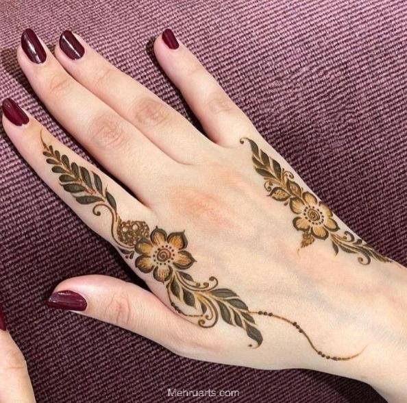 mehndi design for beginners