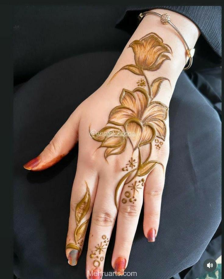 mehndi design for beginners