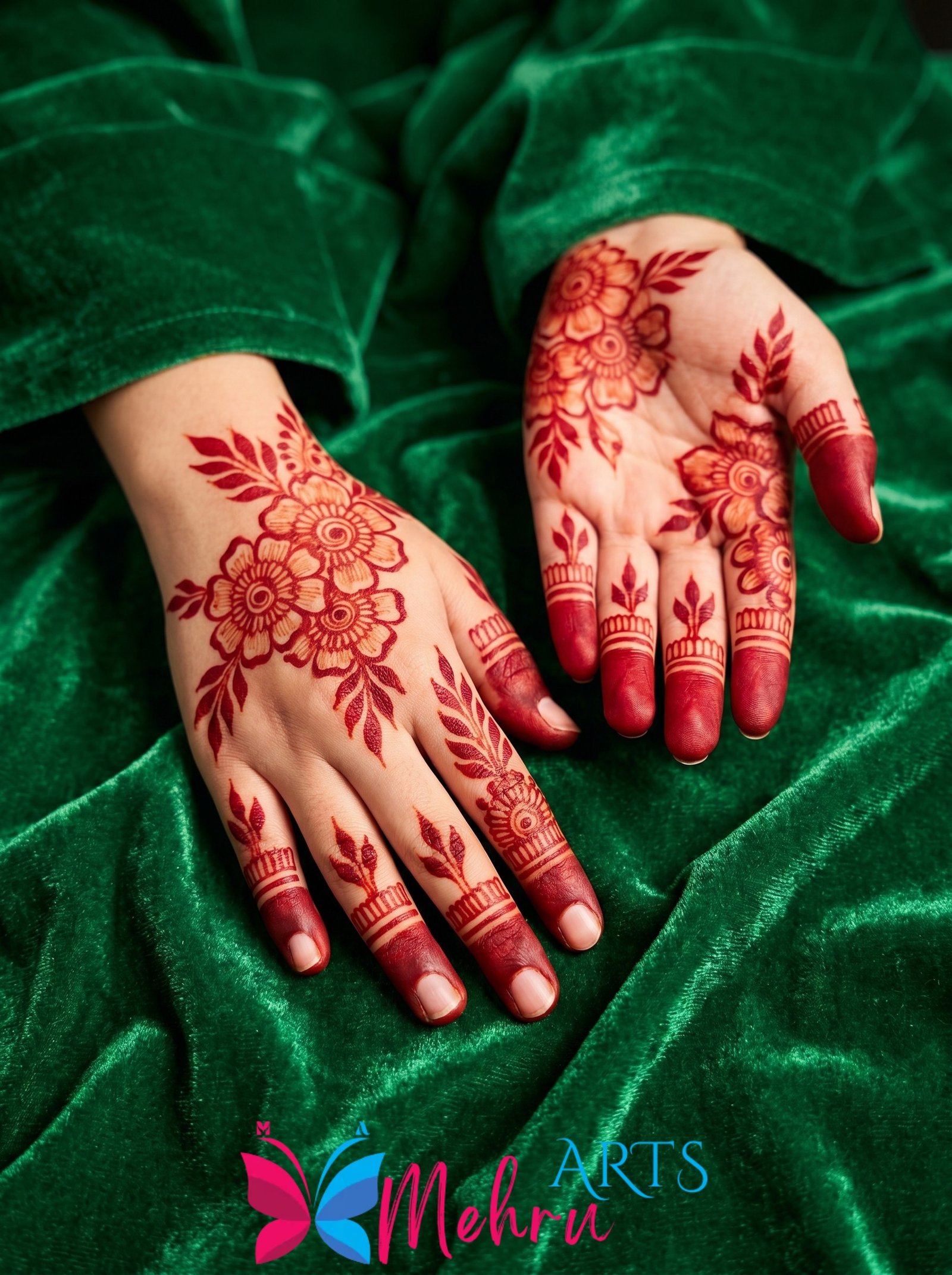 Simple mehndi design