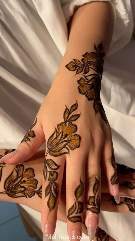 mehndi design for beginners