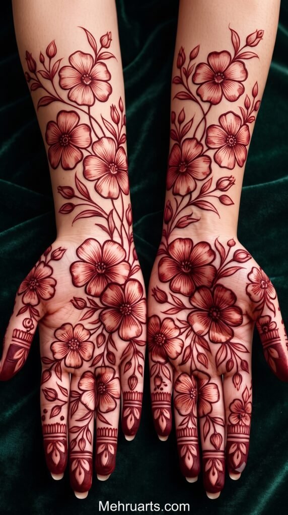 Full hand mehndi design Full hand mehndi design