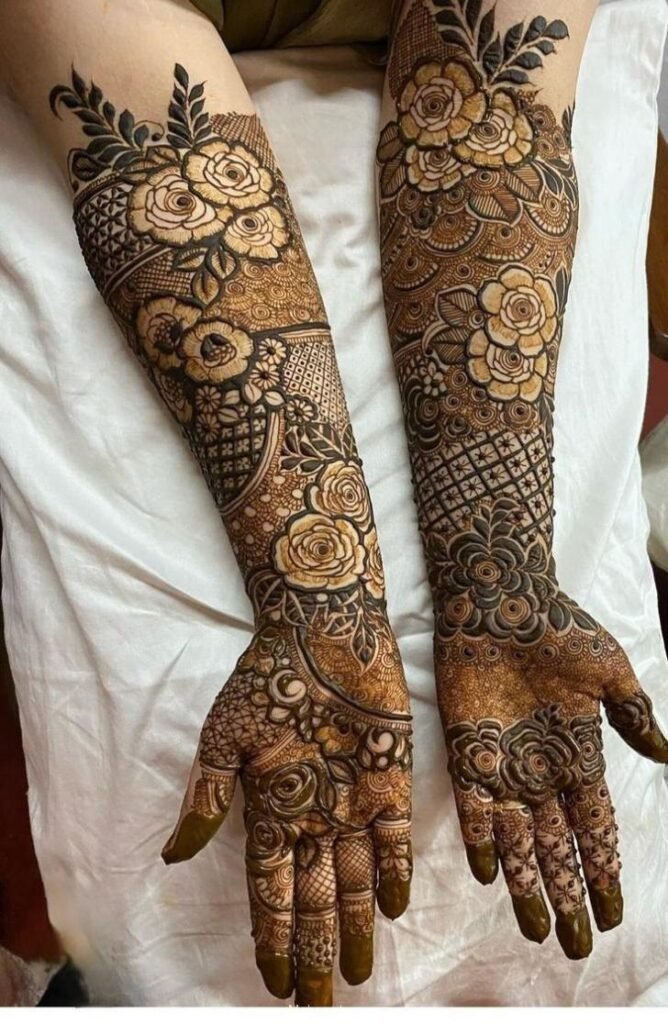 Bridal Mehndi Designs for Full Hands