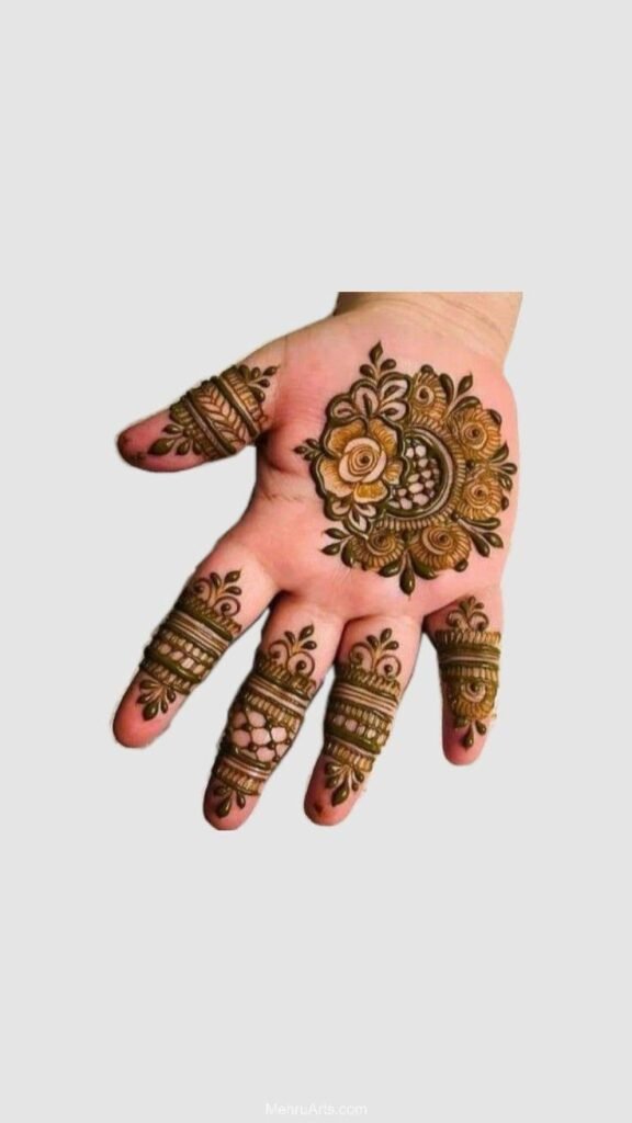 Simple Mehndi Designs for Children