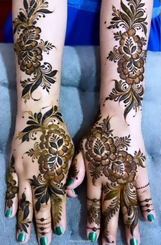 Arabic Mehndi designs for full hands