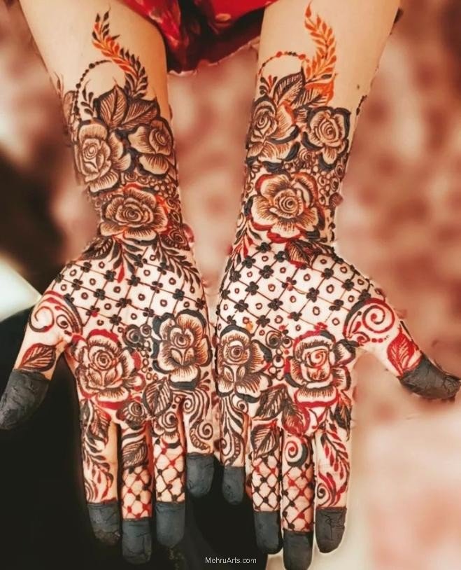 Arabic Mehndi designs for full hands
