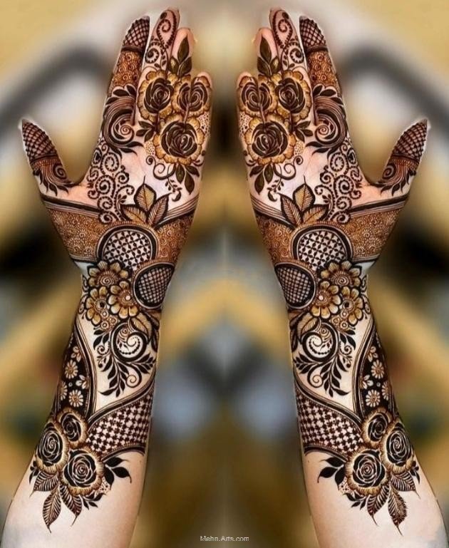 Arabic Mehndi designs for full hands