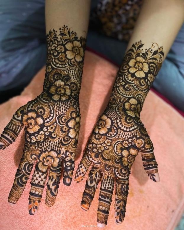 Arabic Mehndi designs for full hands