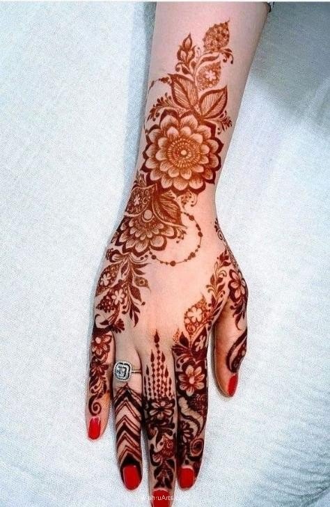 Arabic Mehndi designs for full hands
