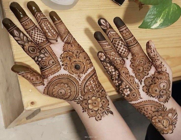 Mehndi design, Simple mehndi design
