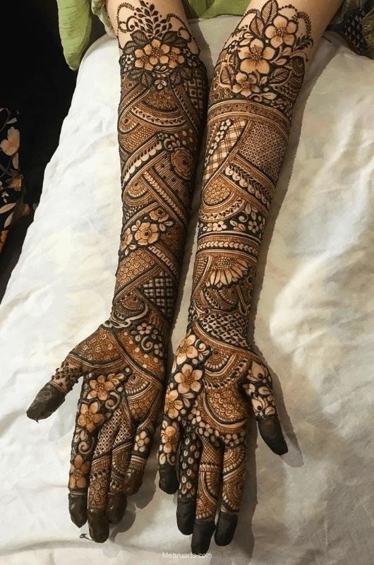 Full hand mehndi designs for hands