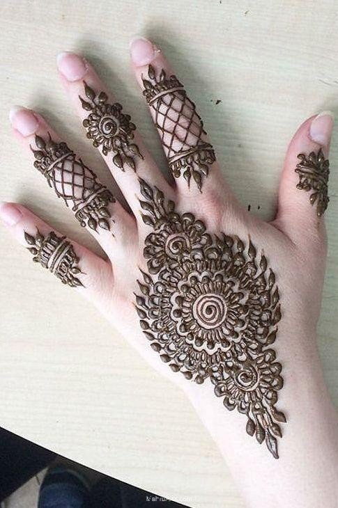Easy Mehndi Designs for Hands