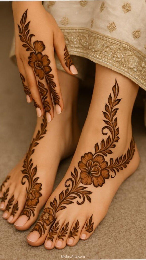 Mehndi Designs for hands and feet