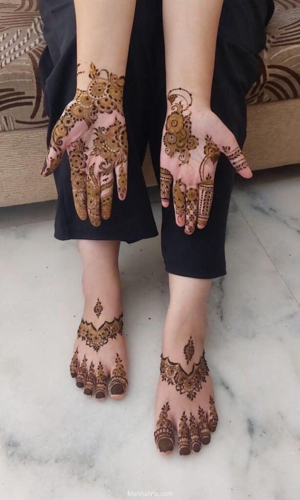 Mehndi Designs for hands and feet