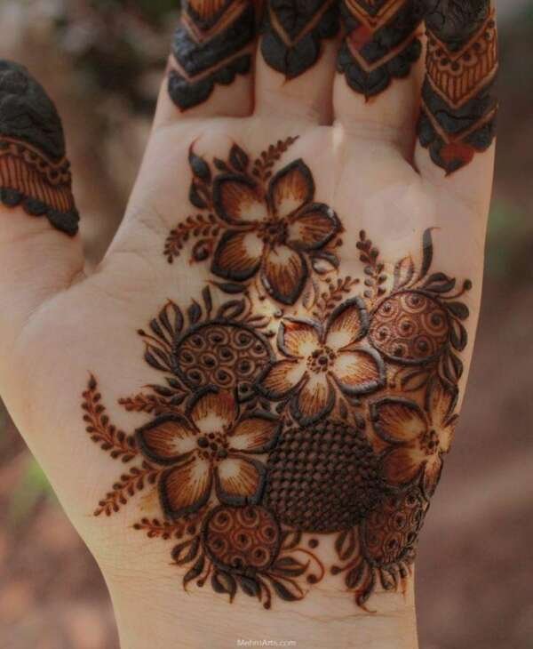 102+ Front hand Simple & Stylish Mehndi design | MehruArts