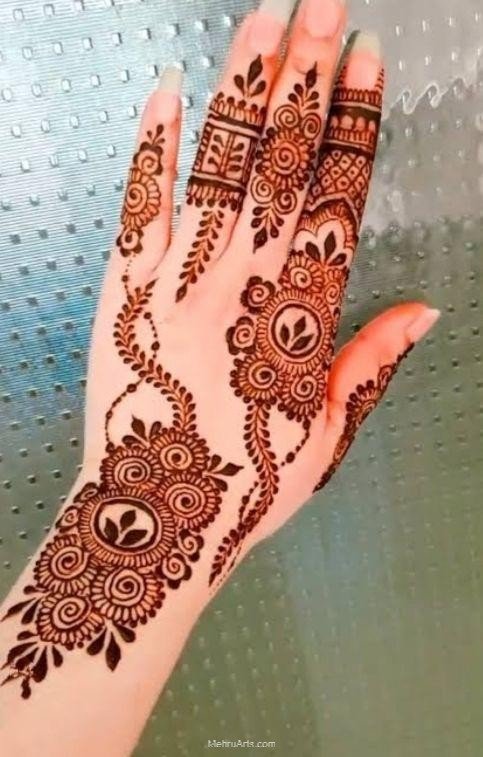 Easy Mehndi Designs for Hands