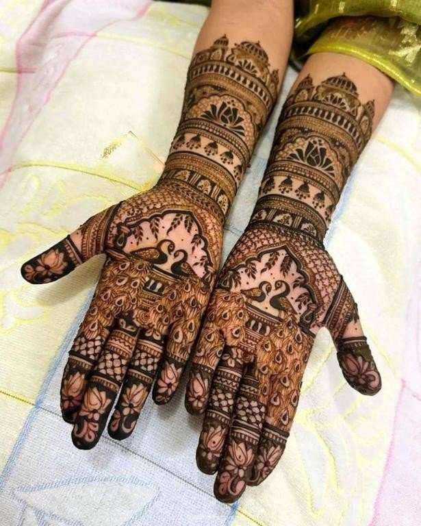 Bridal mehndi design for full hands