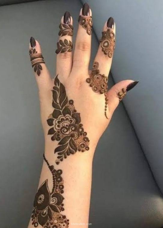 Easy Mehndi Designs for Hands