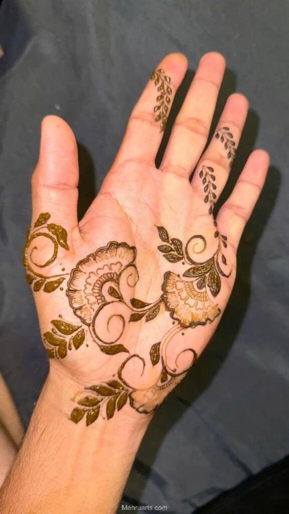Simple and easy Mehndi designs for hands