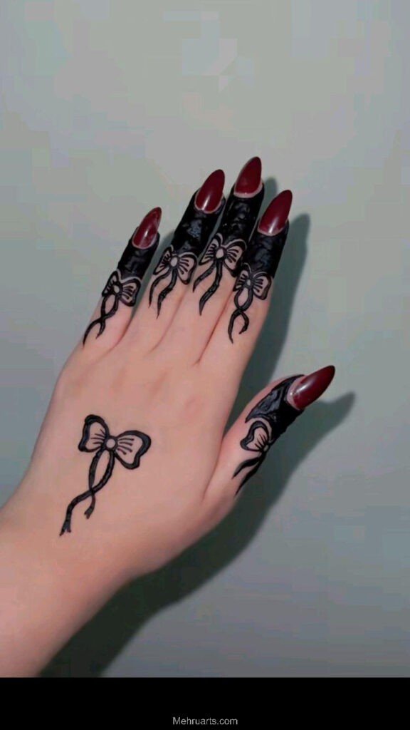 easy mehndi designs for hands
