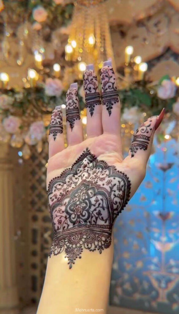 Simple and easy Mehndi designs for hands