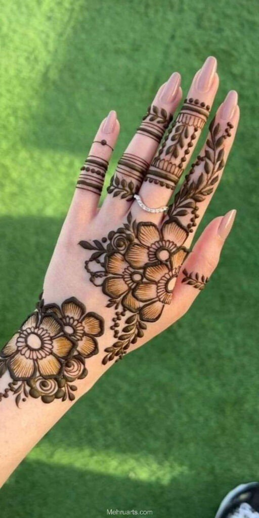 Easy Mehndi Designs for hands