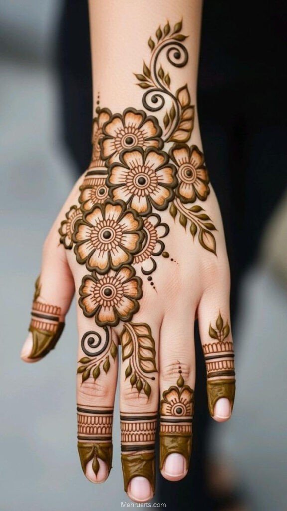 Easy Mehndi Designs for hands