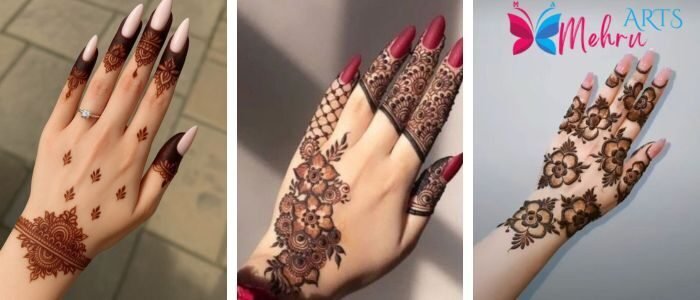111+ Easy Mehndi Designs for hands-Stylish
