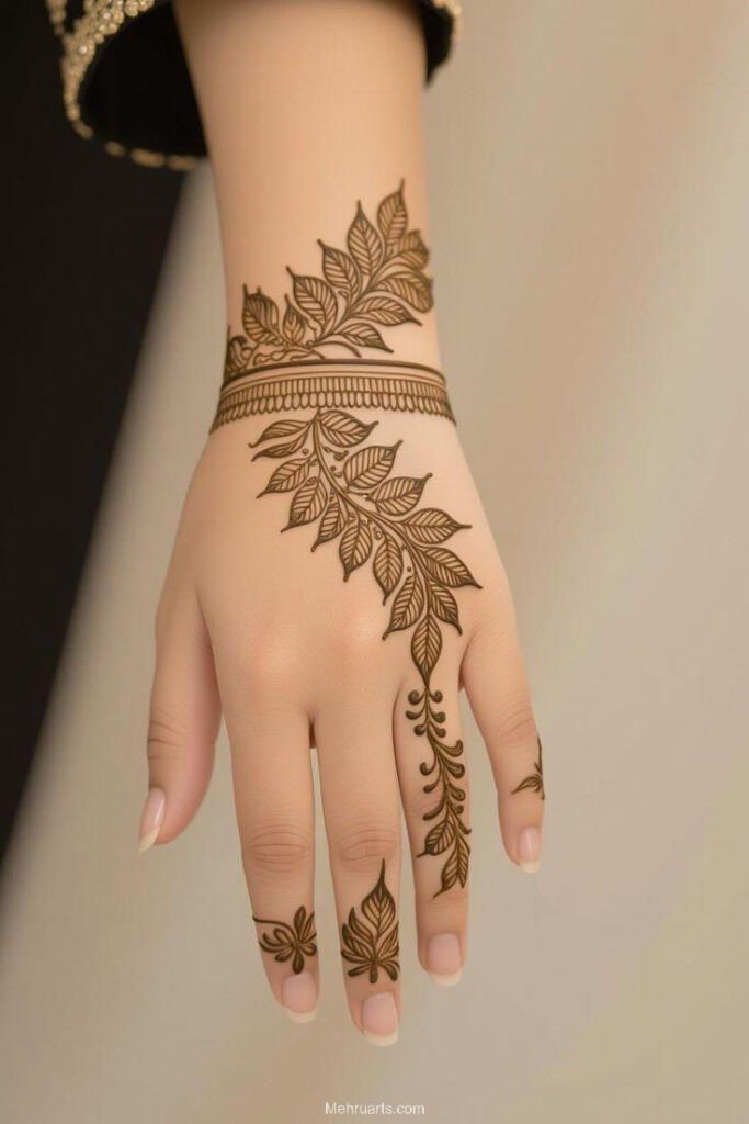 Easy Mehndi Designs for hands