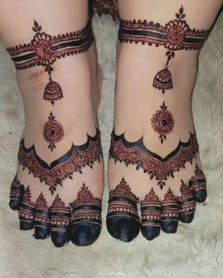 Foot Mehndi designs