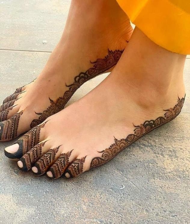 Foot Mehndi designs