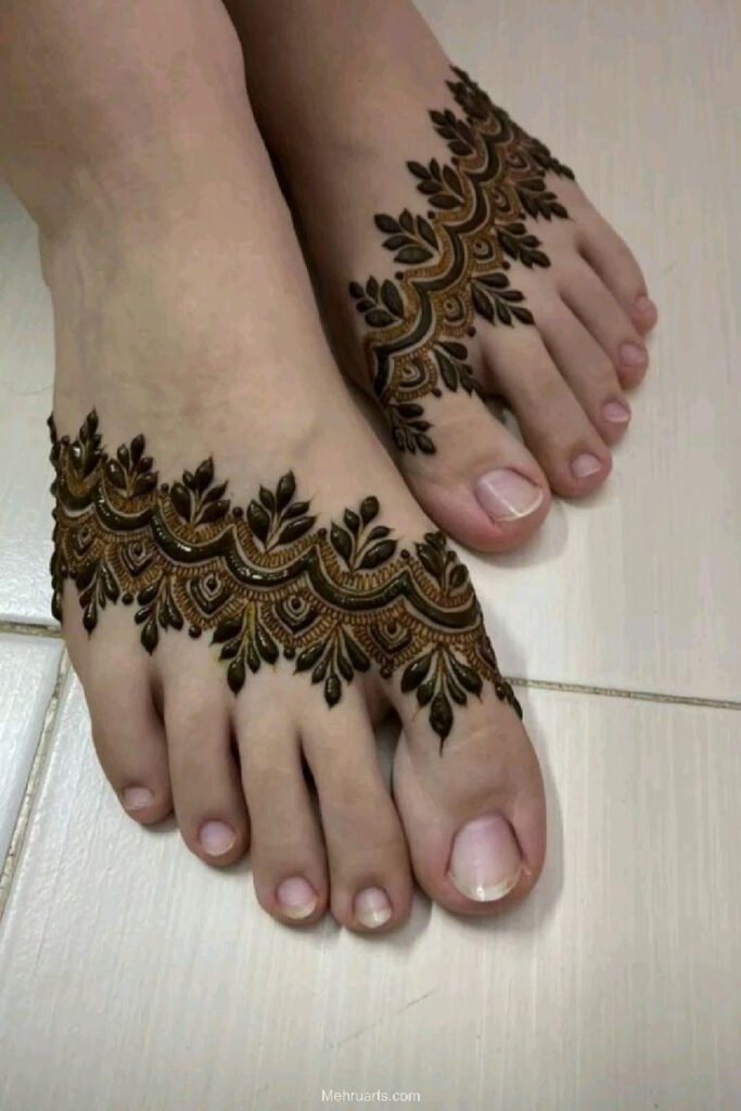 Foot Mehndi designs