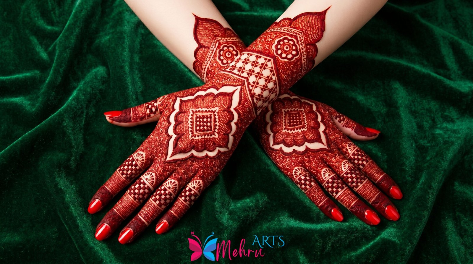 Fresh_ Simple mehndi designs for back hands