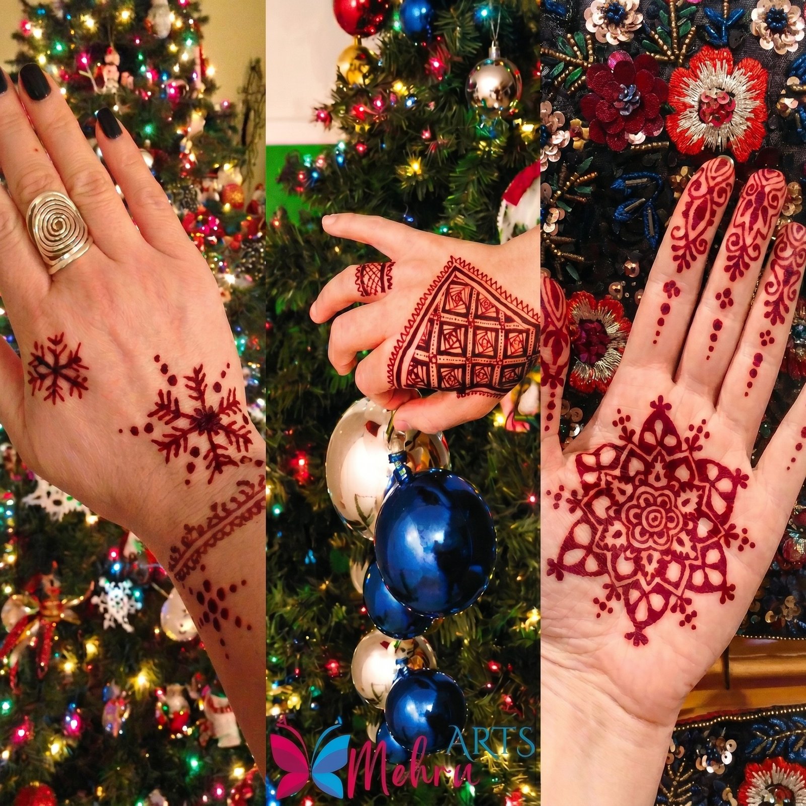 Christmas_2025, Simple mehndi designs for Hands