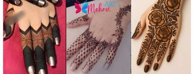 Fresh_ Simple mehndi designs for back hands