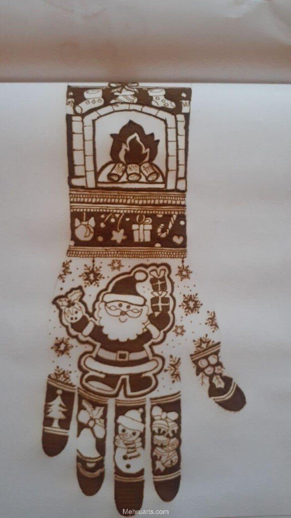 simple mehndi designs for back hands
