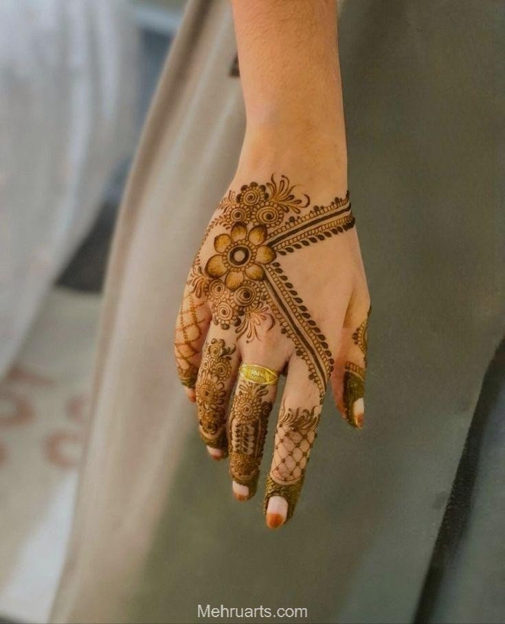 Stylish back hand mehndi designs Stylish back hand mehndi designs