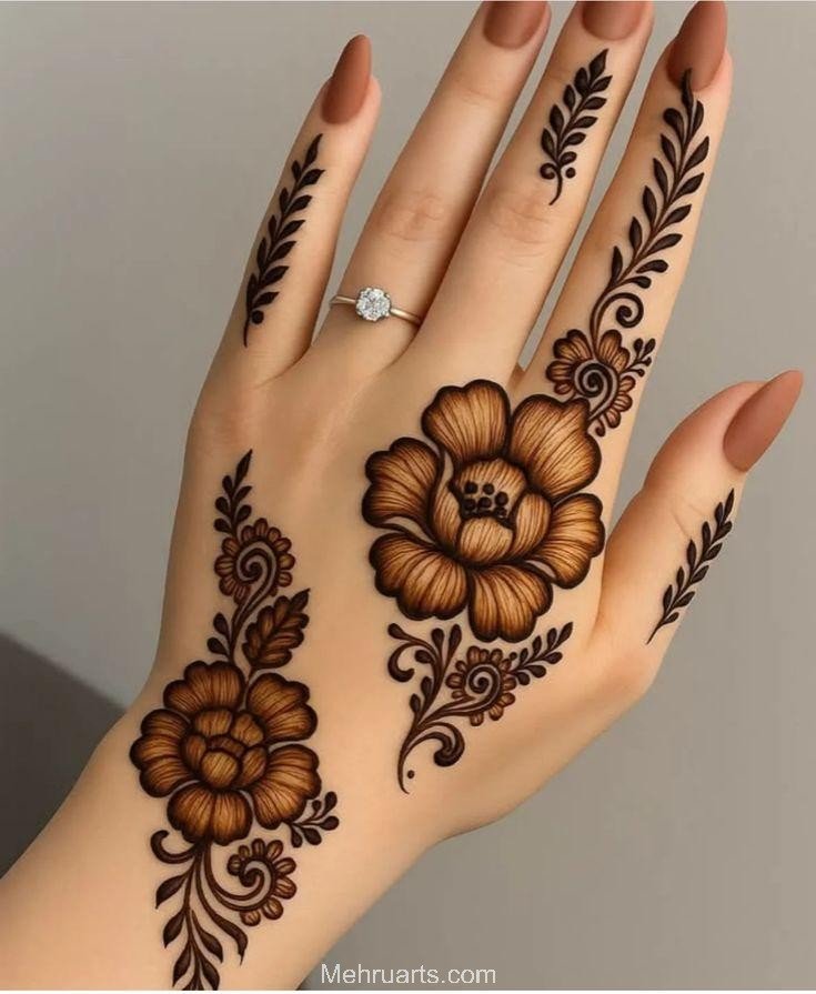 Stylish back hand mehndi designs Stylish back hand mehndi designs