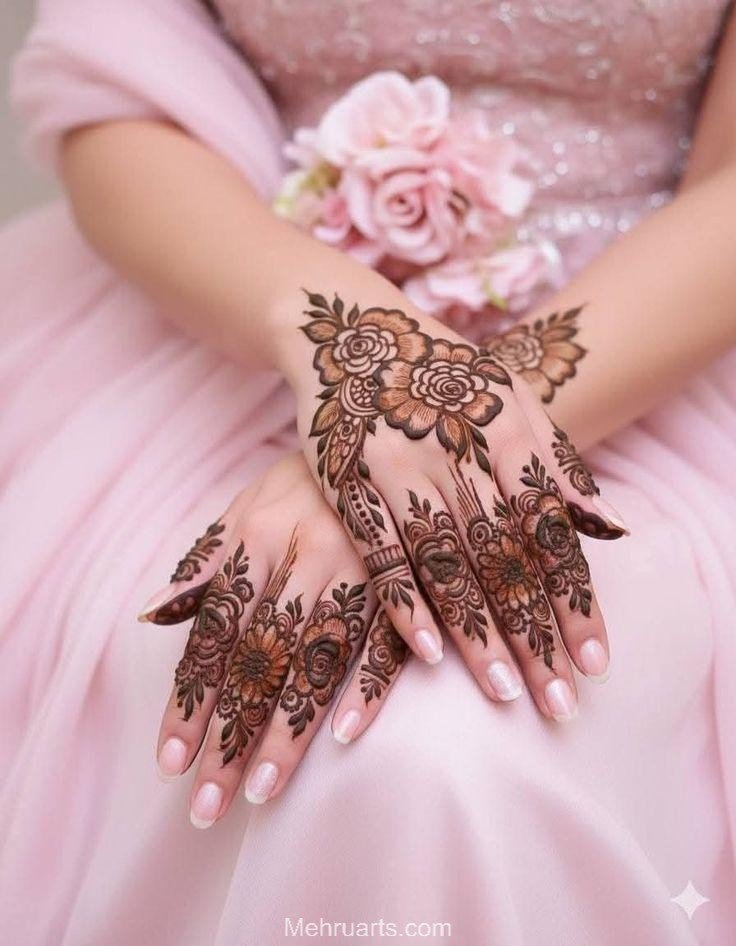 Stylish back hand mehndi designs Stylish back hand mehndi designs
