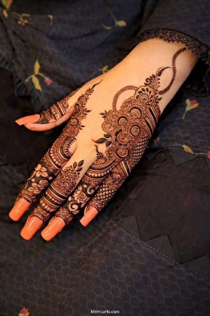 Arabic mehndi design