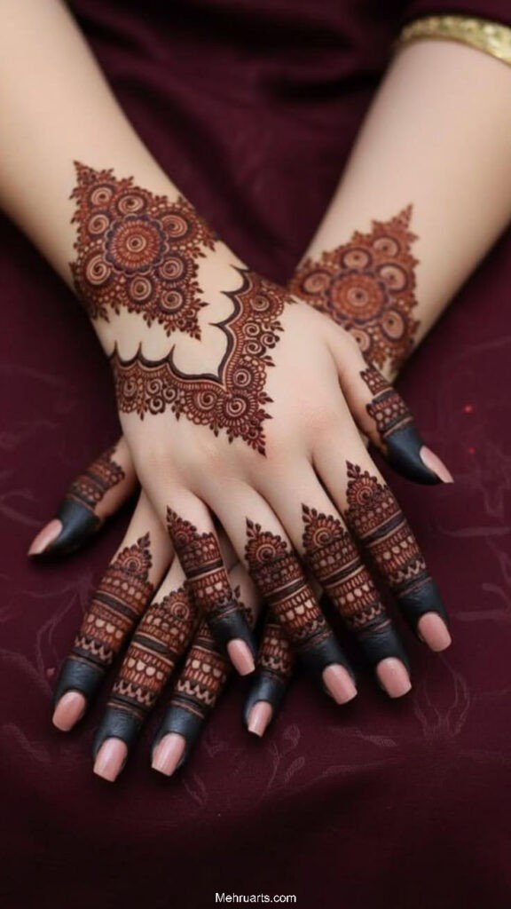 Arabic mehndi design