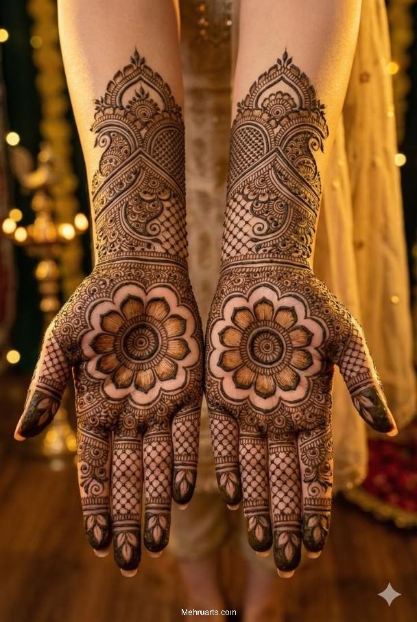 Arabic mehndi design