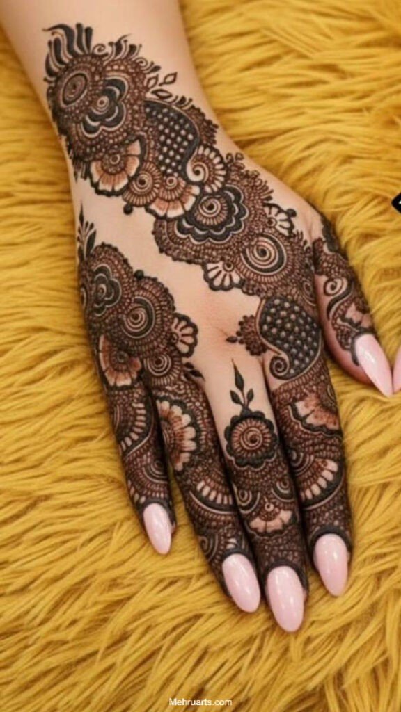 Arabic mehndi design