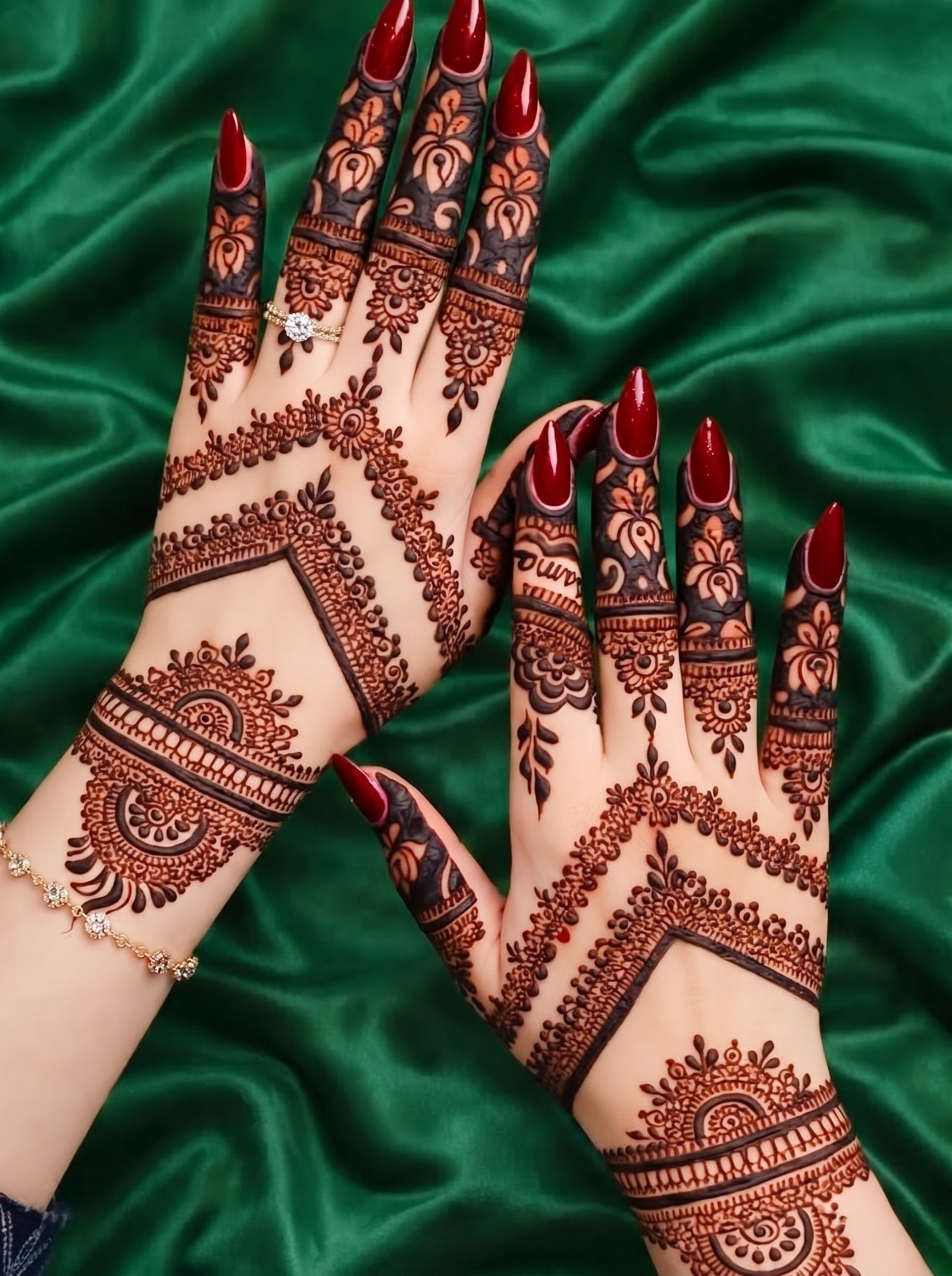198+ Stylish back hand Mehndi designs of 2026