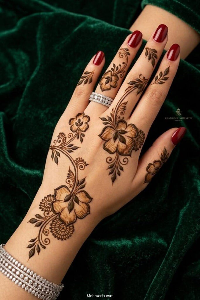 stylish back hand mehndi designs stylish back hand mehndi designs