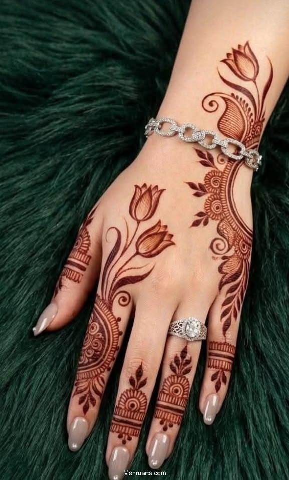 stylish back hand mehndi designs stylish back hand mehndi designs