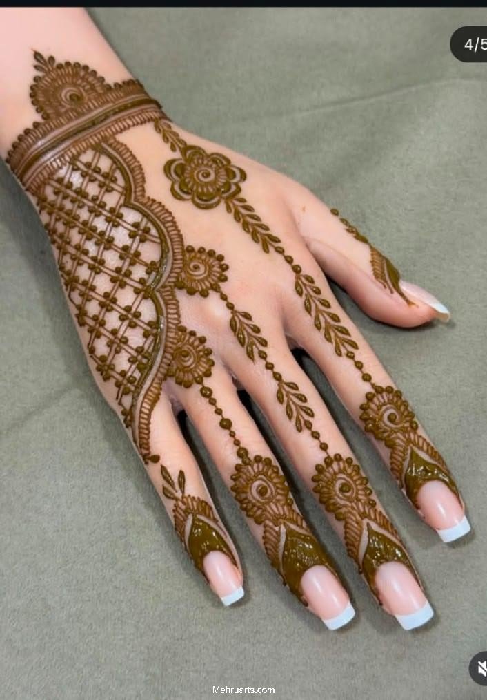 stylish back hand mehndi designs stylish back hand mehndi designs