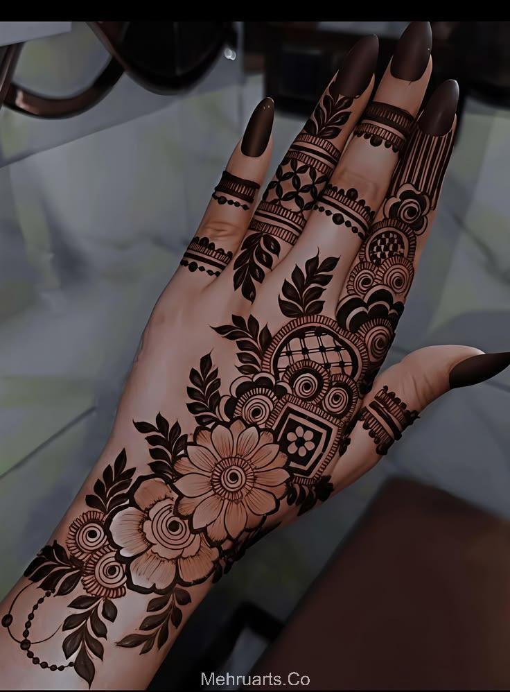 stylish back hand mehndi designs stylish back hand mehndi designs