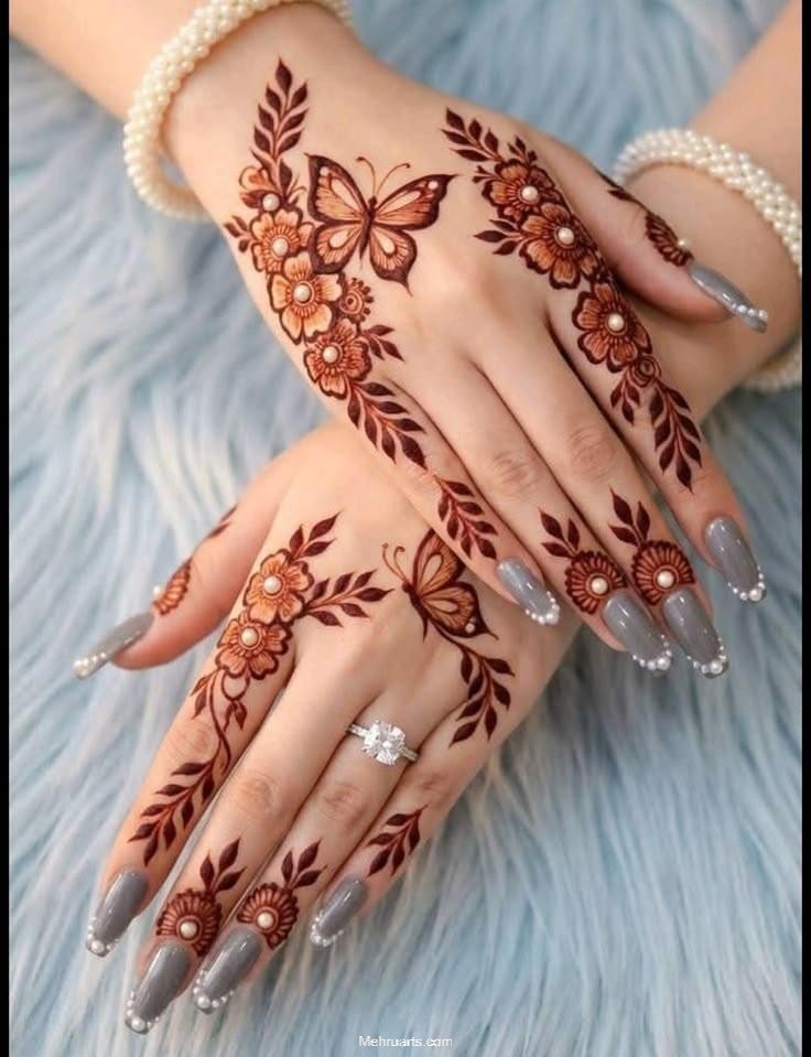 stylish back hand mehndi designs stylish back hand mehndi designs