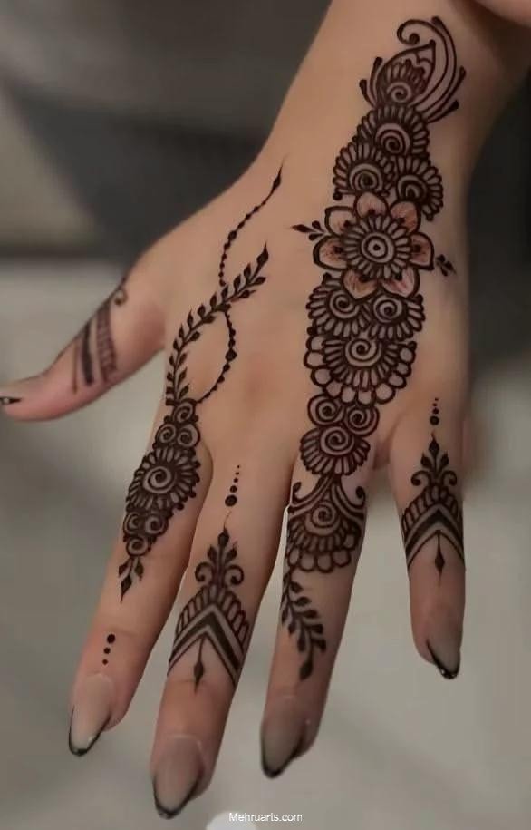 stylish back hand mehndi designs stylish back hand mehndi designs